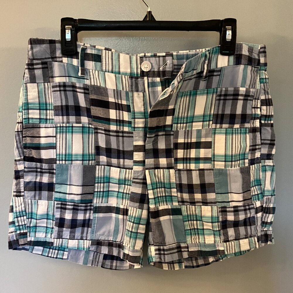 Croft & Barrow Womens Shorts Blue/Green/White Size 10 - Picture 1 of 6